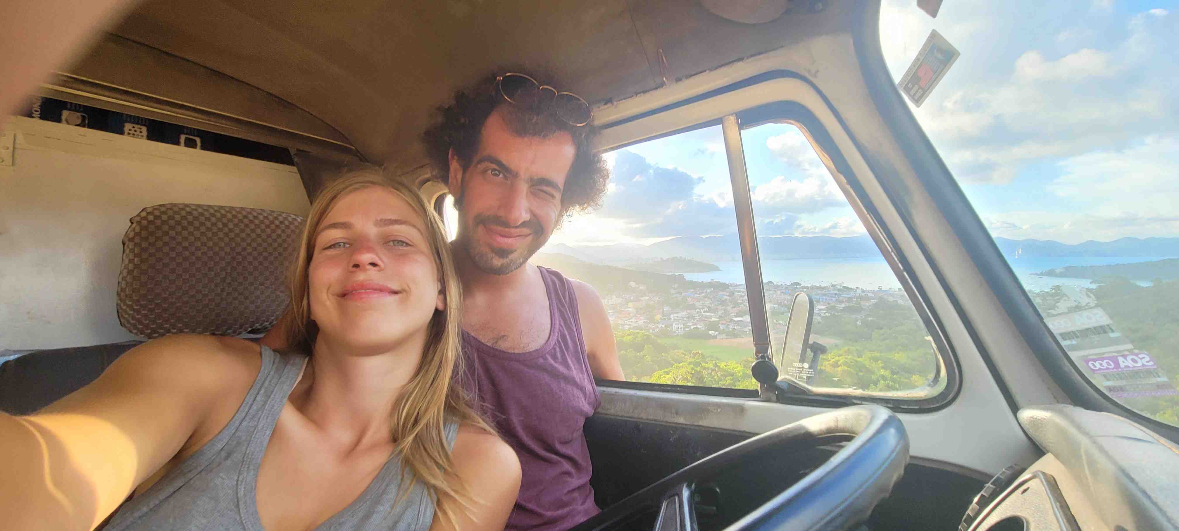 Brazil through a kombi window